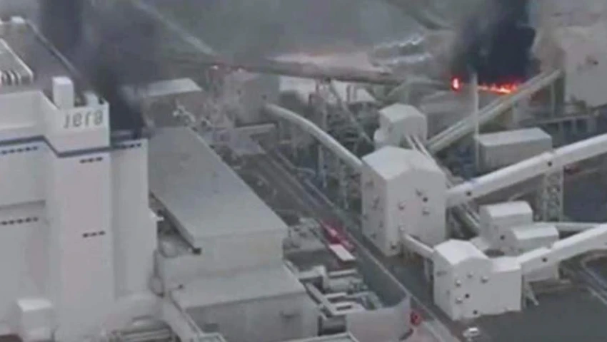 На территории тепловой электростанции в Японии прогремел взрыв
