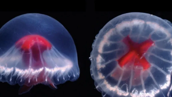 В Японии обнаружен новый вид медуз с крестообразным желудком