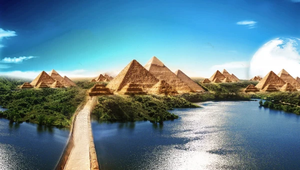 CEE: Египетские пирамиды построены вдоль затерянной ветви Ахрамата Нила