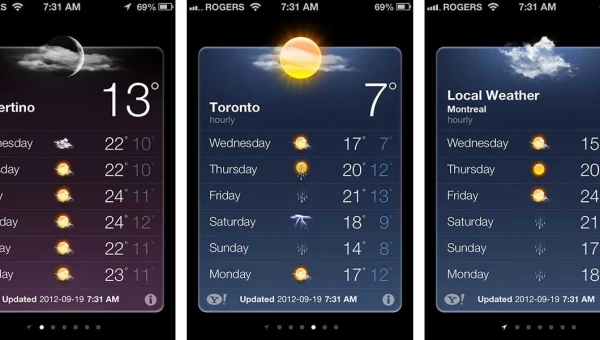 Пользователи жалуются на массовые сбои в работе приложения «Погода» на iPhone