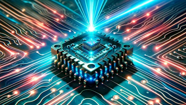 Nature Photonics: Создан крошечный лазер на фотонном чипе